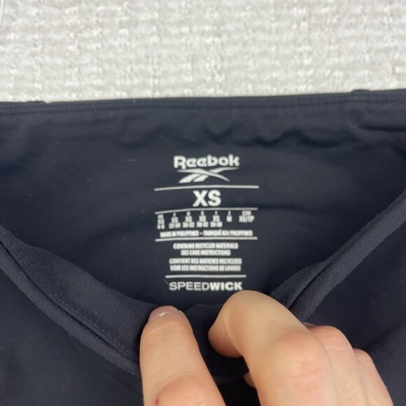 Reebok High Rise Leggings Womens XS Speedwick Stretch Athletic Pants Workout - Picture 6 of 12